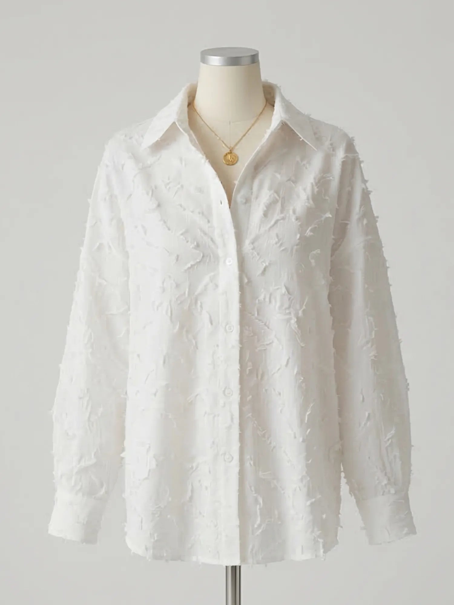 Ensemble jupe longue – chemise légère – look minimaliste