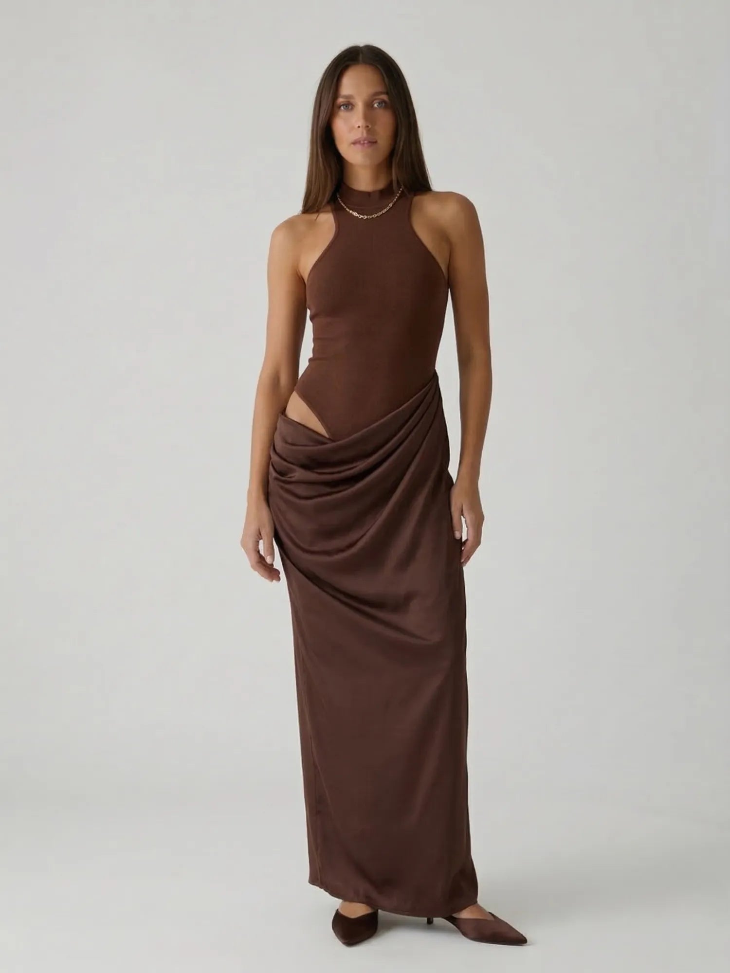 Robe Fendue Nuit N18